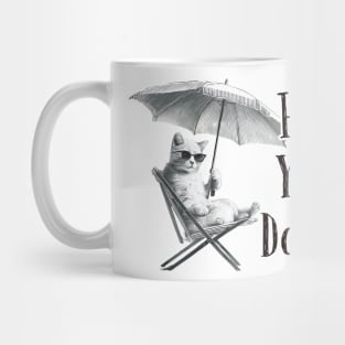 How You Doing Friends Cat Themed Mug